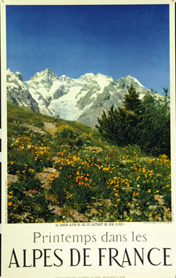 Plakat - Printemps dans les Alpes de France