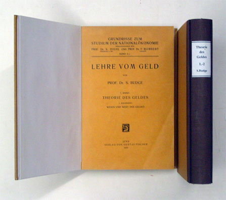 Lehre vom Geld. I. Theorie des Geldes. 1. Wesen und Wert des Geldes. 2. Bankkredit und Valuta.