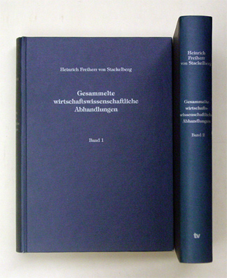Gesammelte wirtschaftswissenschaftliche Abhandlungen. [2 Bde.; komplett]