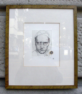 Portrait W. Serner mit Zigarette