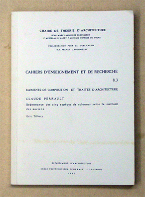 Ordonnance des cinq espèces de colonnes selon la méthode des anciens (1683)