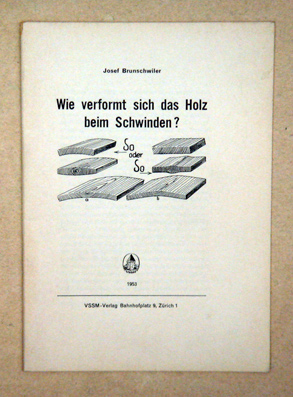 Wie verformt sich das Holz beim Schwinden?