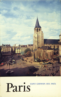 Plakat - France - Saint-German-des-Prés