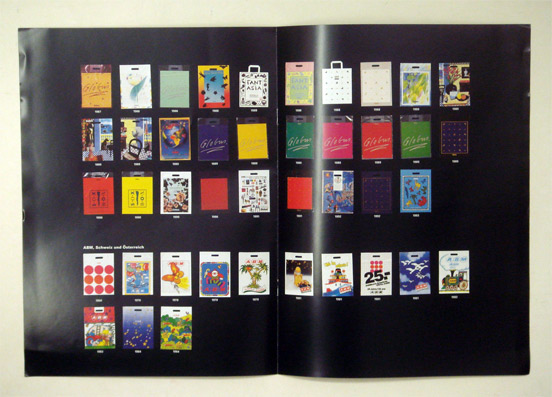 Tragtaschen der Globus-Unternehmungen 1963 - 1993
