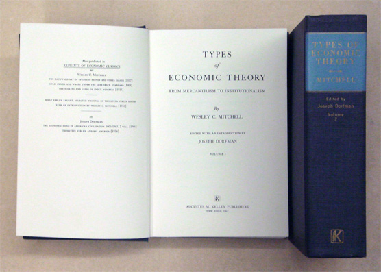 Types of Economic Theory From Mercantilism to Institutionalism