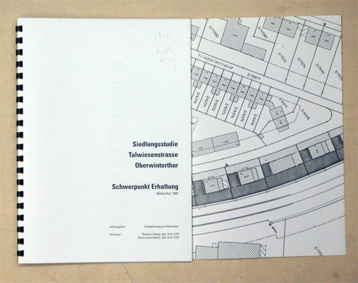 Siedlingsstudie Talwiesenstrasse Oberwinterthur