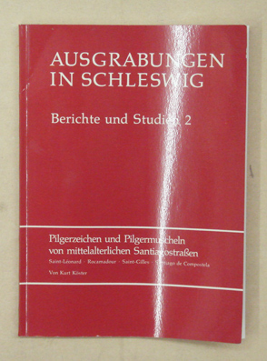 Pilgerzeichen und Pilgermuscheln von mittelalterllichen Santiagostrassen