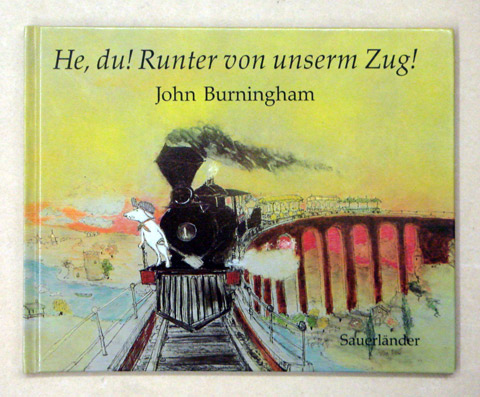 He, du! Runter von unserm Zug!
