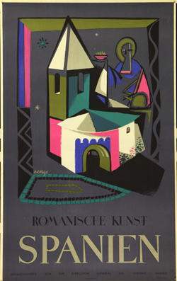 Plakat - Spanien - Romanische Kunst