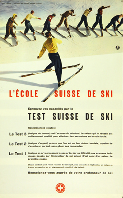 Plakat - L’Ecole suisse de ski
