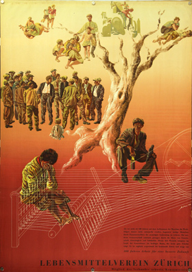 Plakat - Lebensmittelverein Zürich