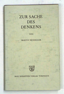 Zur Sache des Denkens