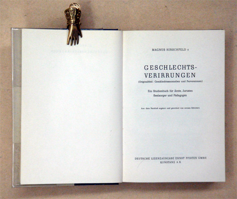 Geschlechtsverirrungen. (Originaltitel: Geschlechtsanomalien und Perversionen).