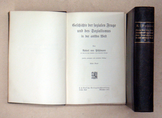 Geschichte der sozialen Frage: Antiker Kommunismus und Sozialismus (2 Bde.)
