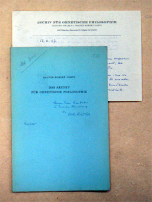Das Archiv für genetische Philosophie