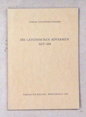 Die lateinischen Adverbien auf -tim