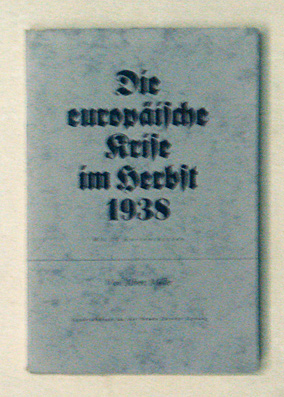 Die europäische Krise im Herbst 1938