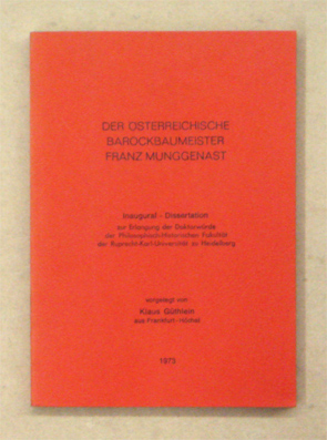 Der österreichische Barockbaumeister Franz Munggenast