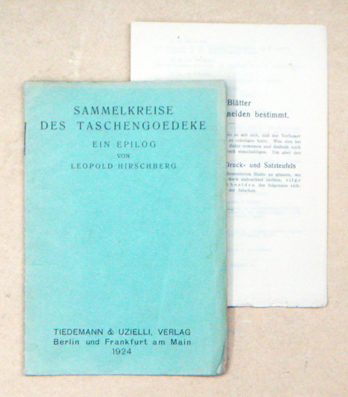 Sammelkreise des Taschengoedeke