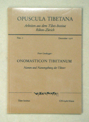 Onomasticon Tibetanum