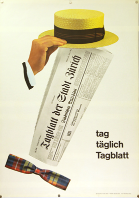 Plakat - tag tagtäglich Tagblatt