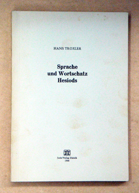 Sprache und Wortschatz Hesiods