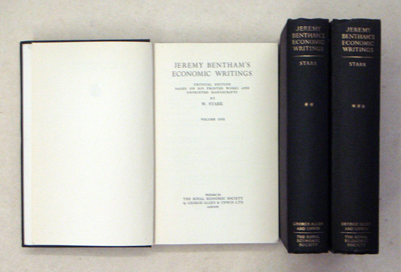 Jeremy Bentham’s Economic Writings