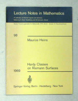 Hardy Classes on Riemann Surfaces
