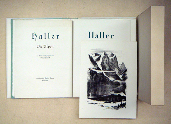 Les Alpes. 16 lithographies originales de Victor Surbek