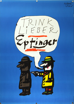 Plakat - Trink lieber Eptinger