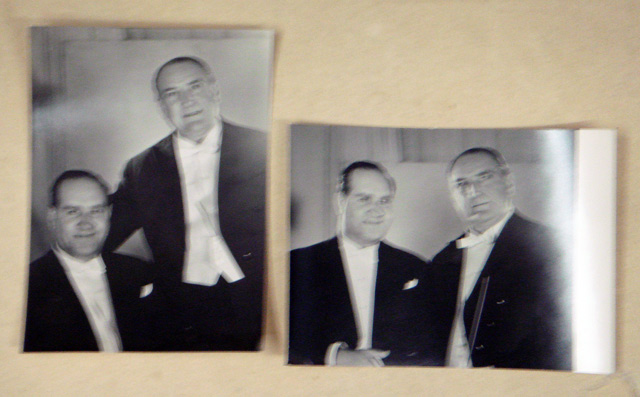 [Konvolut von 2 Original-Fotografien]