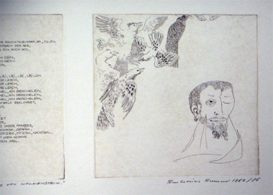 Neun Gedichte des Oswald von Wolkenstein, 1377 - 1445.
