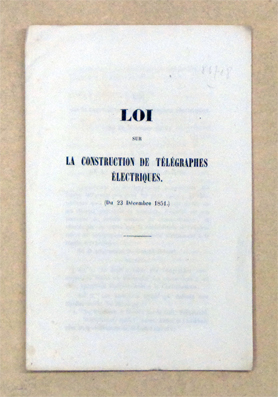 Loi sur la construction de télégraphes électriques