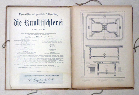 Theoretische und praktische Abhandlung über die Kunsttischlerei nach Roubo