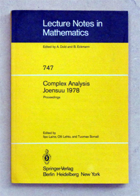 Complex Analysis, Joensuu 1978
