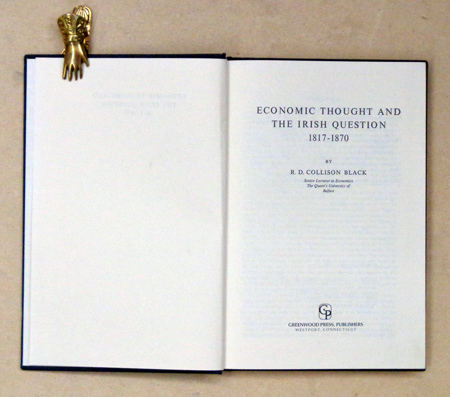 Economic Thought and the Irish Question 1817 - 1870