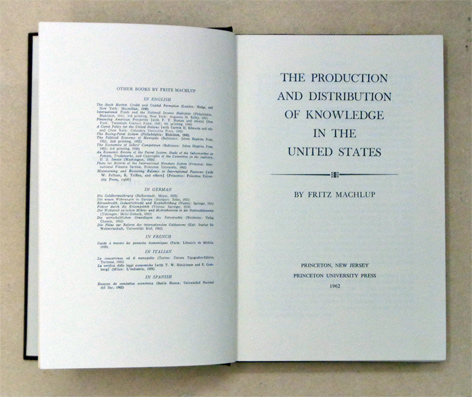 The Production and Distribution of Knowledge in the United States