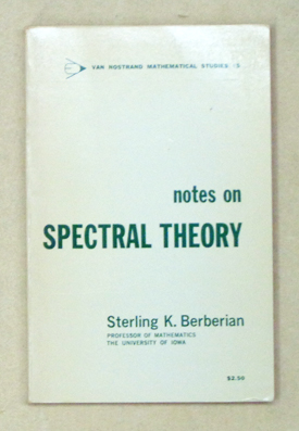 Notes on Spectral Theory