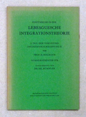Einführung in die Lebesguesche Integrationstheorie