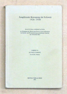 Jungliberale Bewegung der Schweiz 1928 - 1938