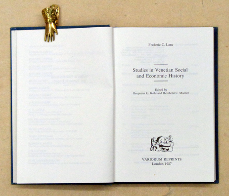 Studies in Venetian Social and Economic History