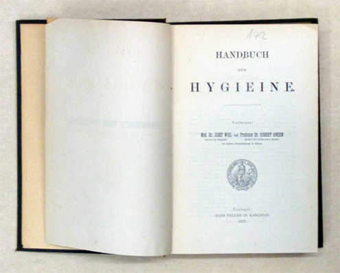 Handbuch der Hygieine [Hygiene]