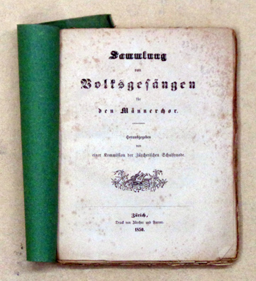 Sammlung von Volksgesängen für den Männerchor