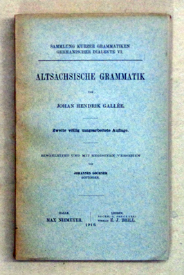 Altsächsische Grammatik