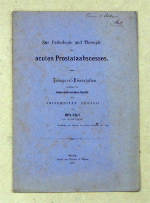 Zur Pathologie und Therapie des acuten Prostataabscesses