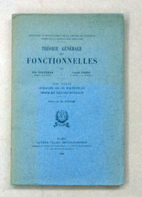 Théorie générale des fonctionelles