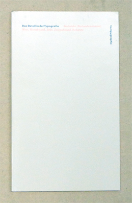 Das Detail in der Typografie
