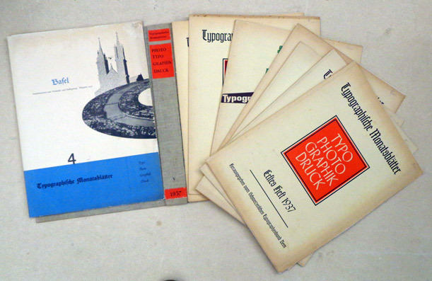 Typographische [Typografische] Monatsblätter. Zur Förderung der Berufsbildung. Typo - Photo - Graphik - Druck
