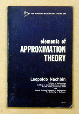 Elements of Approximation Theory