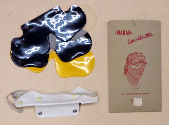 «Waban» Sportbrille mit 3 auswechselbaren Schildern